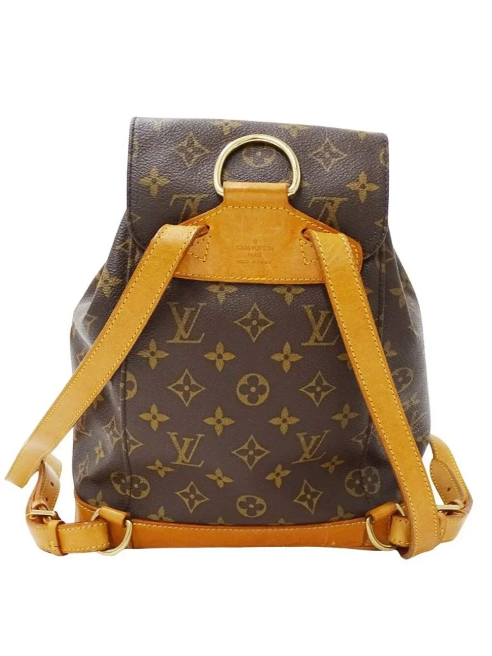 Louis Vuitton Backpack Monogram Canvas Montsouris MM Brown Adults Going